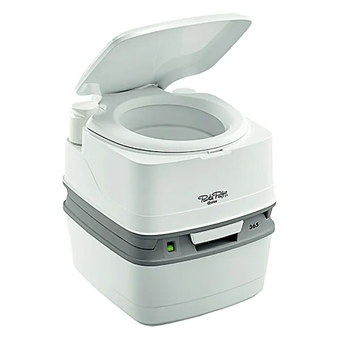 Thetford Chemietoilette Porta Potti 365 - Groß, 21 l, Sitzhöhe: 40,8 cm, Weiß, Elfenbein