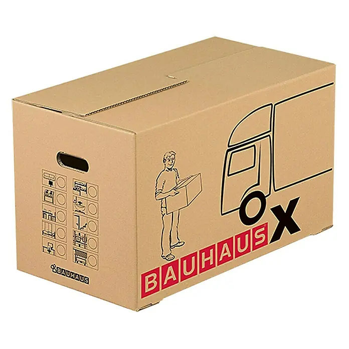 BAUHAUS Kartonska kutija za selidbu Multibox X - Nosivost: 30 kg, 62,5 x 34,5 x 38 cm