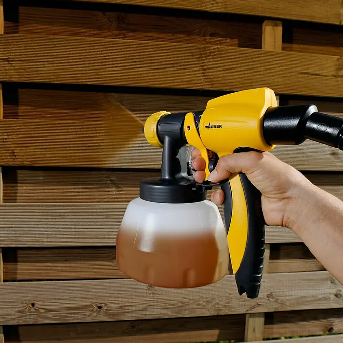 Wagner Sprühaufsatz Wood & Metal EXTRA Large - Passend für: Wagner Spraysysteme mit Click & Paint-Technologie, Wagner Farbsprühsystem Universal Sprayer/Wall Sprayer/Wood & Metal Sprayer, Geeignet für: Dünnflüssige lösemittel- & wasserbasierte Materialien - Vorderansicht