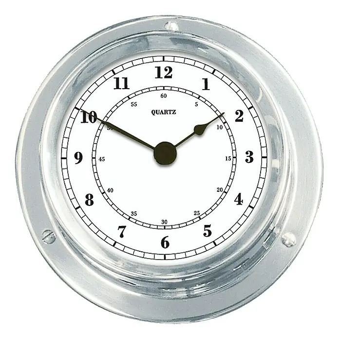 Talamex Scheepsklok - Diameter: 110 cm, Verchroomd, Messing - Vooraanzicht