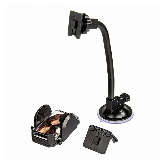 Hama Smartphone-Halter 2 in 1 - Schwarz - Vorderansicht