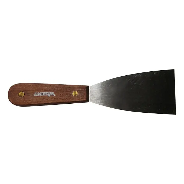 Wisent Malerspachtel - Blattbreite: 30 mm, Material Griff: Edelholz - Ansicht von oben