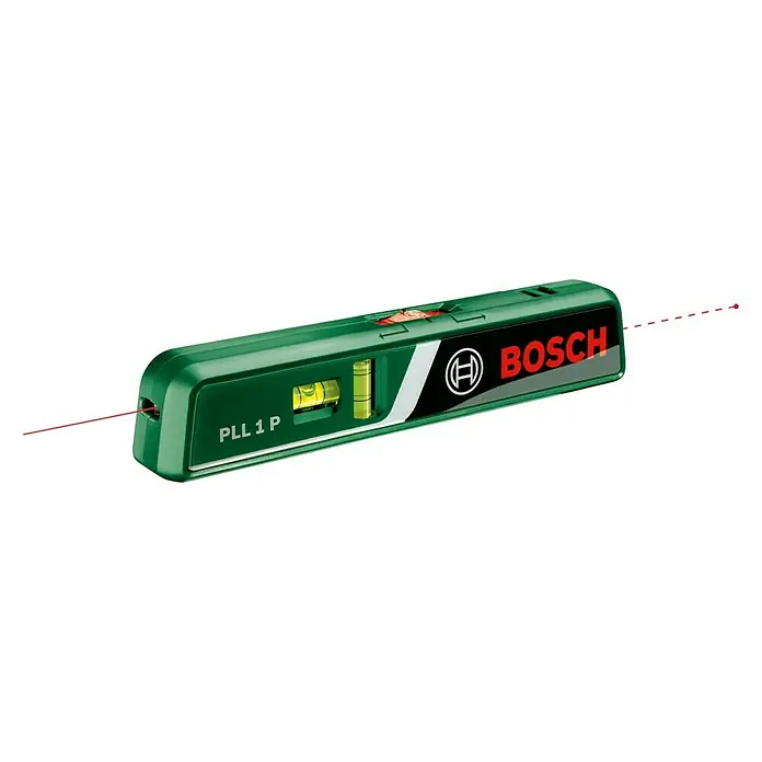 Bosch Laserwasserwage PLL 1 P - Max. Arbeitsbereich: 5 m - Linke Seitenansicht