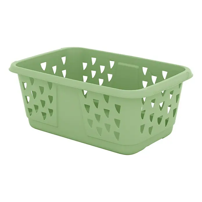 KIS Wäschekorb Classic - 58 x 38 x 24 cm, Grün - Rechte Seitenansicht
