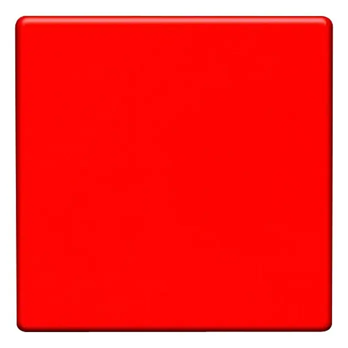 Polistiren ploča Protex - Crvene boje, 50 cm x 50 cm x 3 mm, PVC - Pogled sprijeda