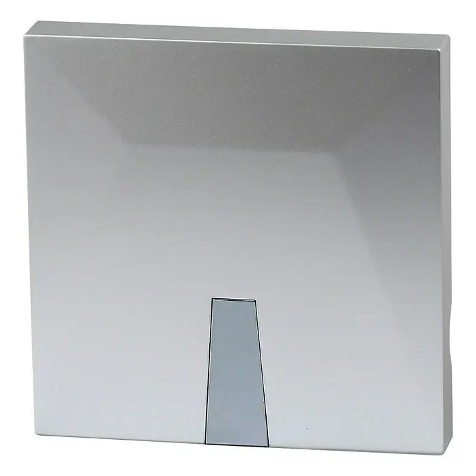 Heidemann Zvono za ulazna vrata Melodica - 32 x 130 x 130 mm, 55 dB - 90 dB, Srebrne boje, Antracit, Plastika - Pogled sprijeda