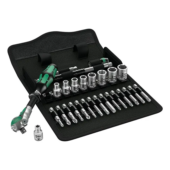 Wera Steckschlüssel-Satz Zyklop 8100 - ¼″, 28 -tlg.