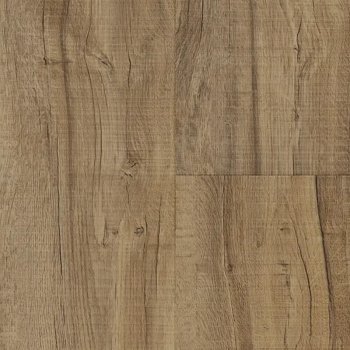 b!design Podna vinilna obloga Clic Nordmann hrast - 1.220 x 180 x 4,2 mm, Rustikalni pod - Pogled sprijeda
