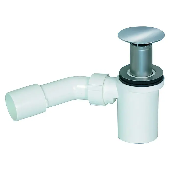 Ottofond Duschwannenablauf Tasso 50 - Durchmesser Ablauf: 50 mm, Chrom - Vorderansicht