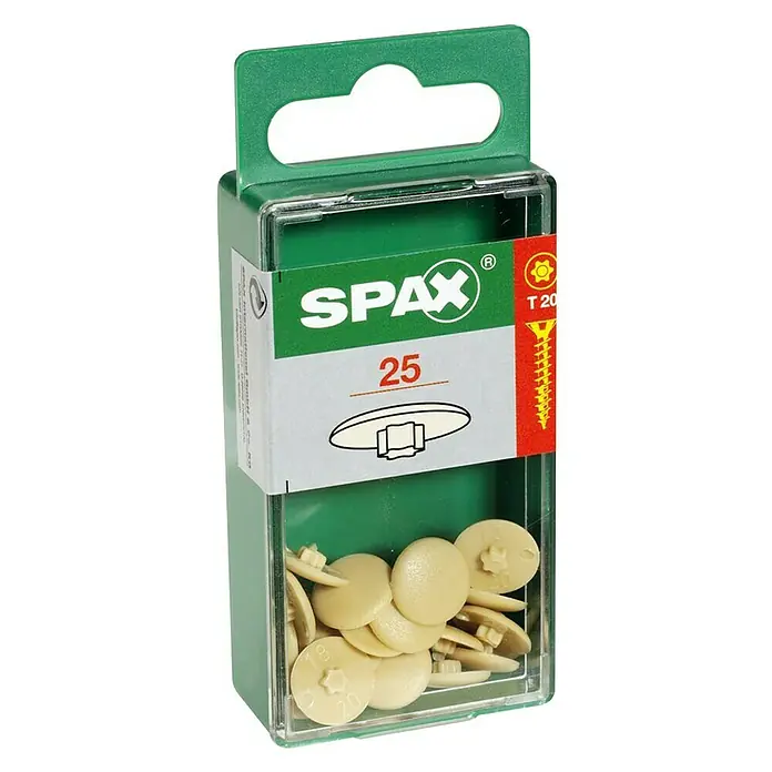 Spax Pokrivna kapica - TX 20, Bež boje, 25 kom - Pogled sprijeda