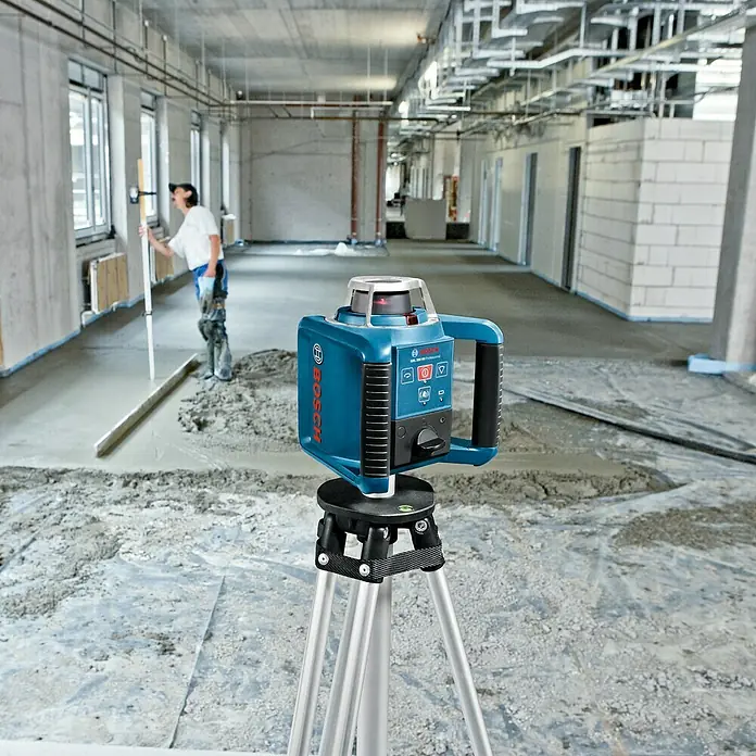 Bosch Professional Rotationslaser GRL 300 HV - Arbeitsbereich: Ø 60 m (ohne Empfänger) - Anwendungsbeispiel