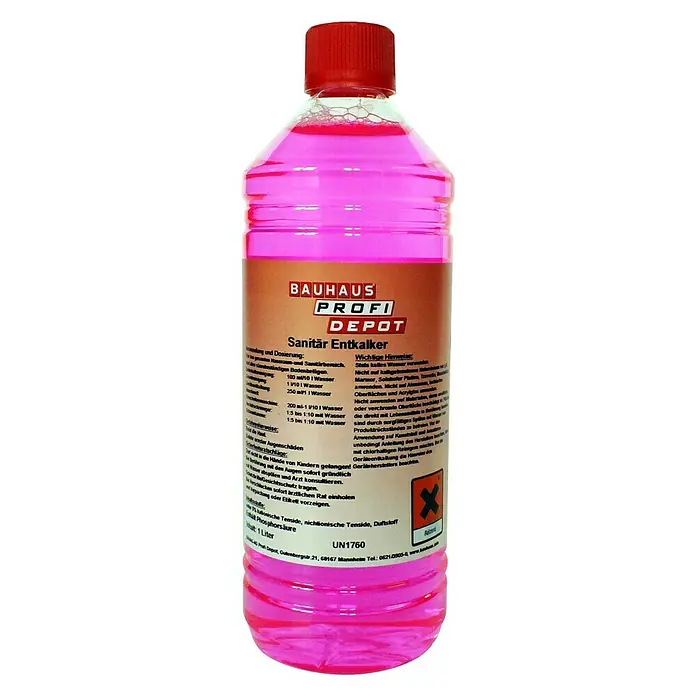 Profi Depot Sanitärentkalker - 1 l, Flasche - Vorderansicht