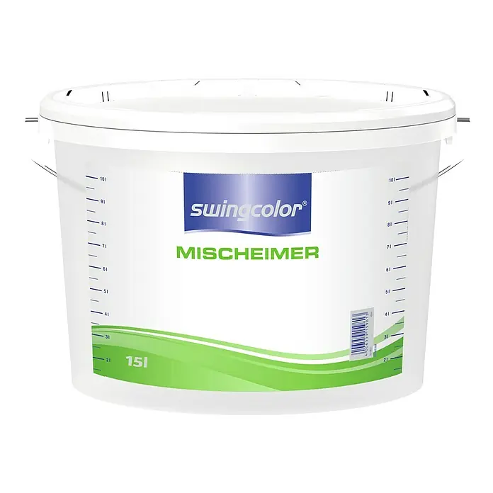 swingcolor Leer-Mischeimer - Oval, 15 l - Vorderansicht