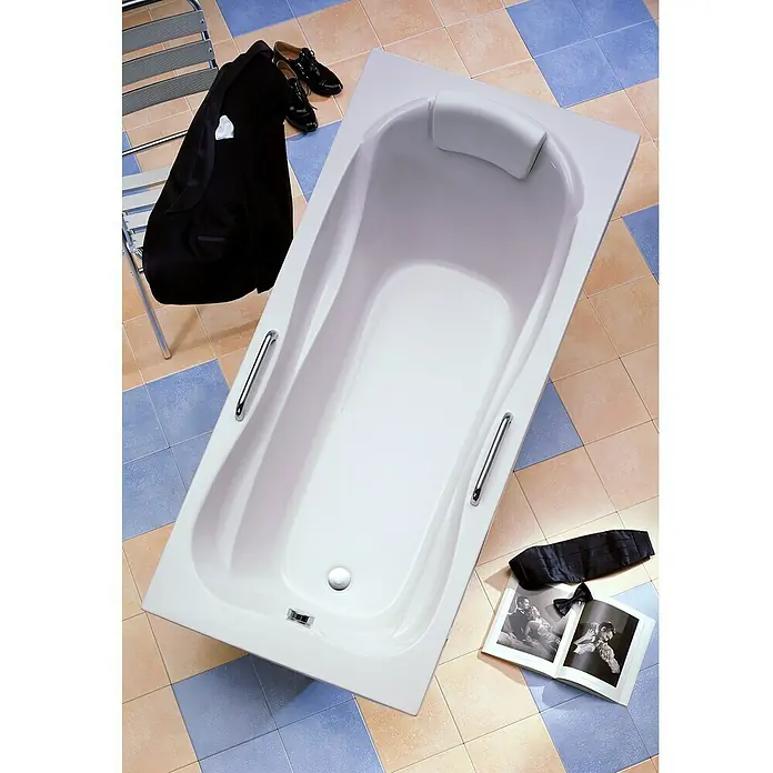 Ottofond Badewanne Domingo - 180 x 80 cm, Sanitäracryl, Weiß - Ansicht von oben