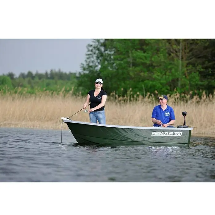 PEGAZUS GFK-Boot 310 Light Rowing - L x B: 3,1 x 1,5 m, Geeignet für: 3 Personen - Vorderansicht