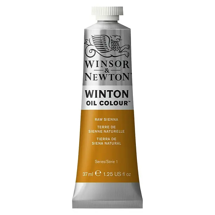 Winsor & Newton Winton Uljana boja - Siena prirodno, 37 ml, Tuba - Pogled sprijeda