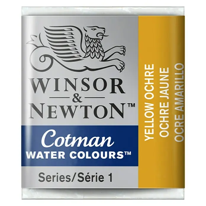 Winsor & Newton Cotman Aquarelverf - Yellow Ochre, Pot - Vooraanzicht