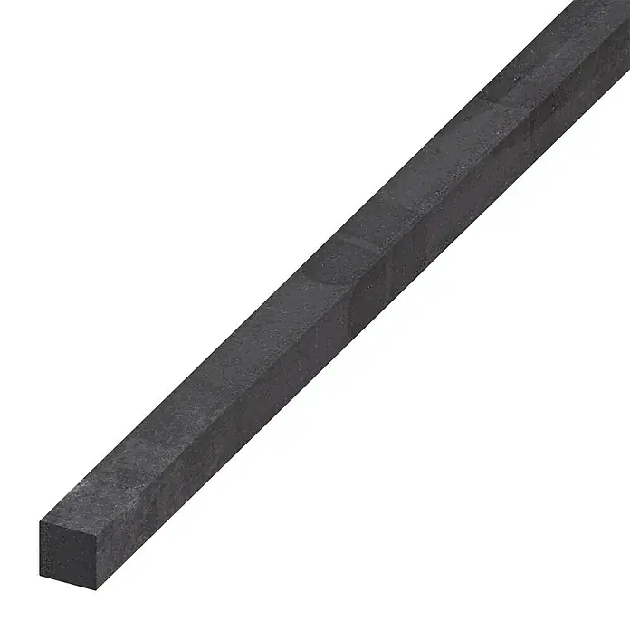 Kantoflex Četverokutna šipka - 1.000 x 6 x 6 mm, Toplo valjani čelik - Pogled s lijeve strane