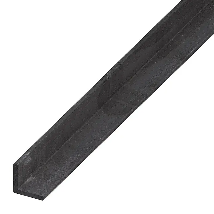 Kantoflex Rubni profil - 1.000 x 20 x 20 mm, Debljina: 1,5 mm, Toplo valjani čelik - Pogled s lijeve strane