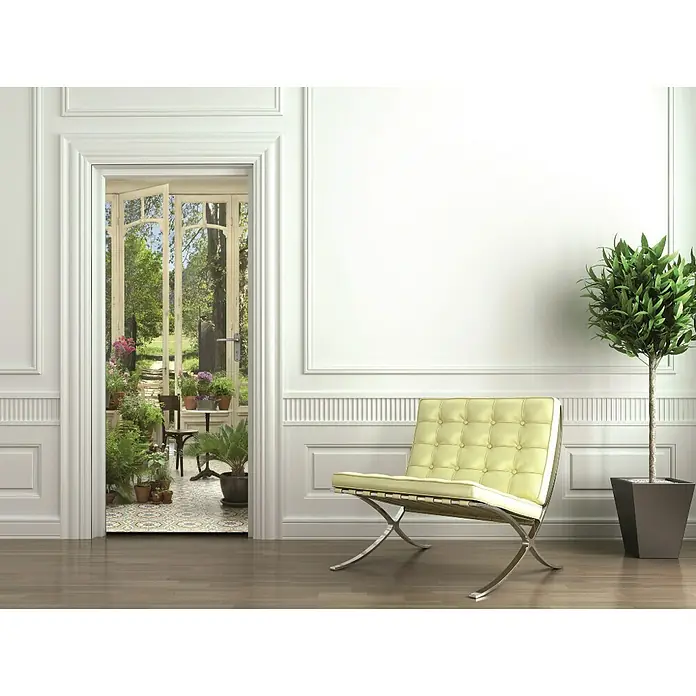 Vinilo para puertas - Porche acristalado, 83 x 204 cm - Foto ambiente