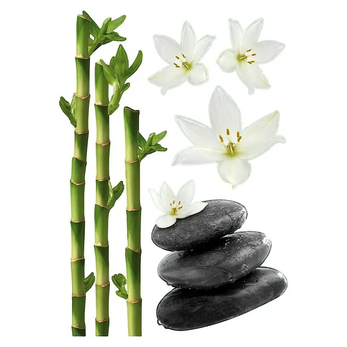 Vinilo de pared - Zen, 48 x 68 cm - Vista descendente