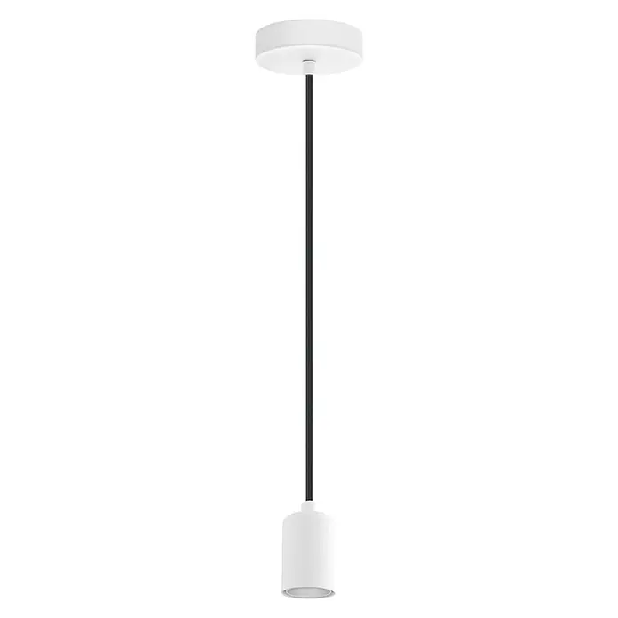 Eglo Lámpara colgante redonda Yorth - Ø x Al: 100 mm x 200 cm - Vista frontal