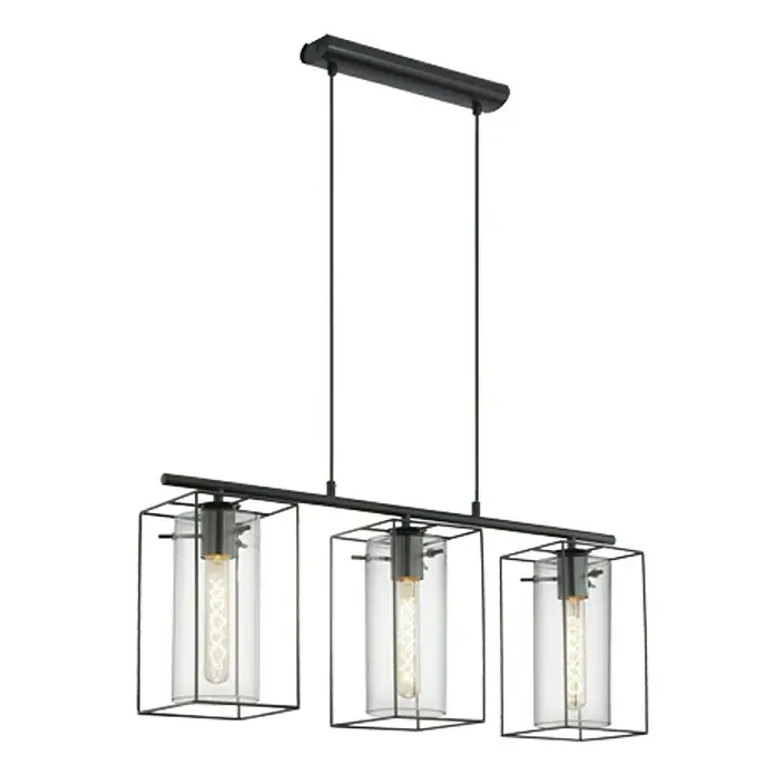 Eglo Pendelleuchte Loncino - Höhe: 110 cm - Vorderansicht