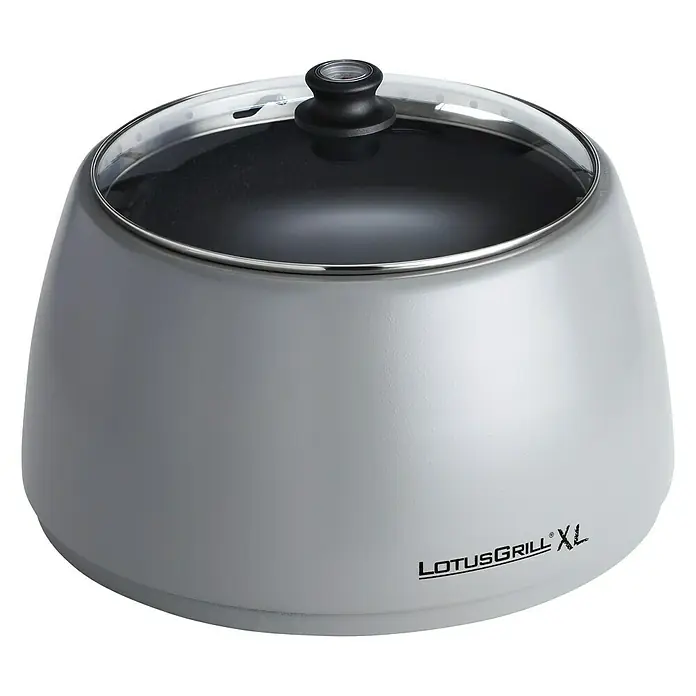 LotusGrill Grillhaube XL - Durchmesser: 43 cm - Linke Seitenansicht