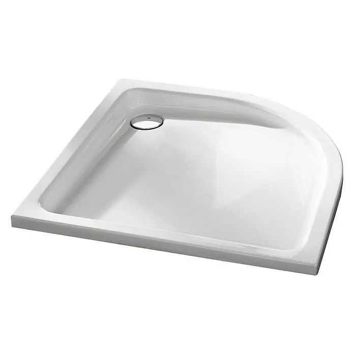 Camargue Tuš kada St. Marie - D x Š: 90 x 90 cm, Bijele boje