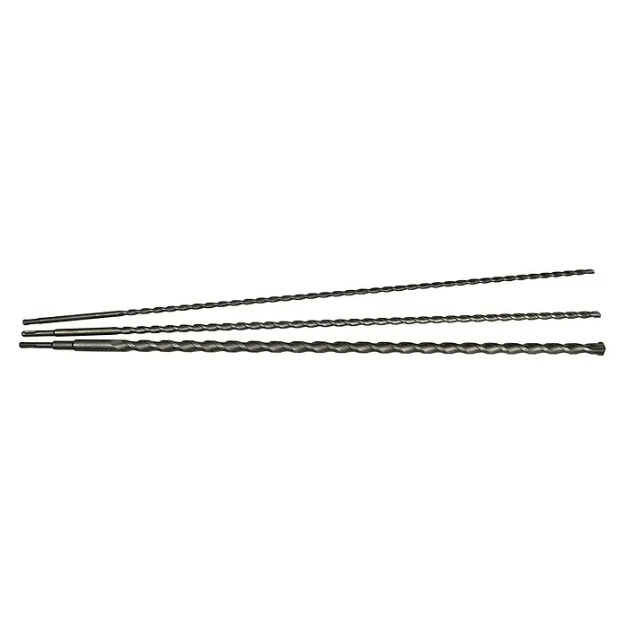 Alpha Tools SDS-Bohrersatz - 3 -tlg., 12 mm - 24 mm, Länge: 100 cm - Vorderansicht
