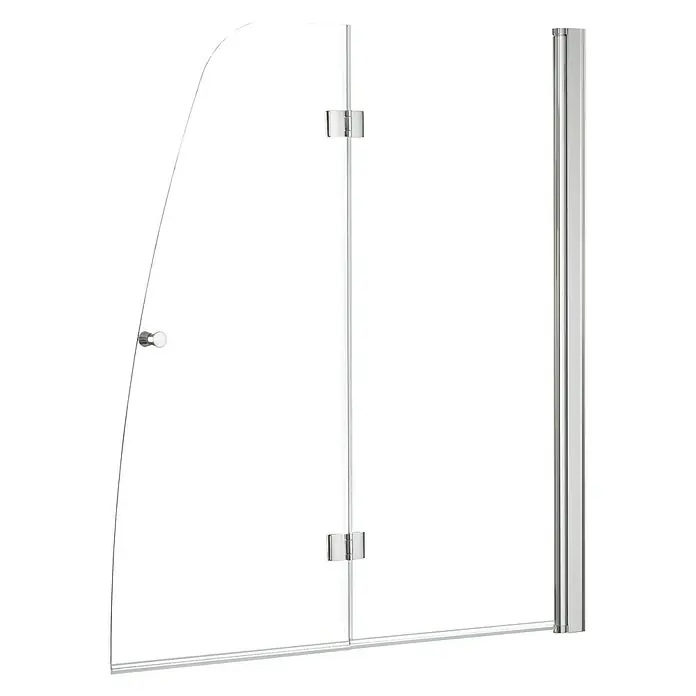 Badewannenaufsatz Klar - 2 -tlg., 125 x 140 cm, Wonderclean-Beschichtung, Klar