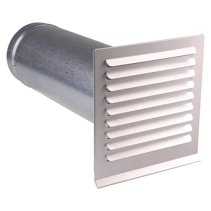 Air-Circle Teleskop-Mauerkasten - Durchmesser: 150 mm, Verstellbar: 31 - 45 cm, Metall - Vorderansicht