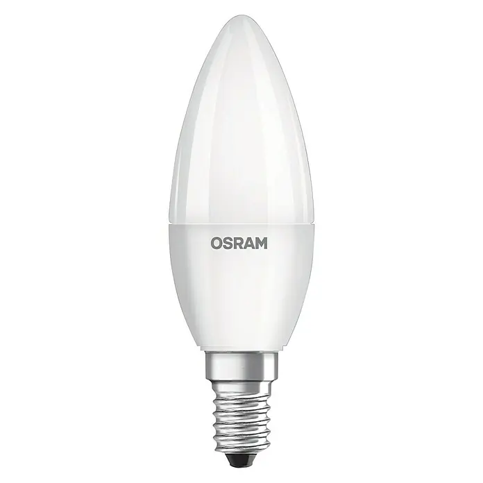 Osram LED žarulja Star Classic B - 5 W, E14, 1 kom, Hladna bijela, Bez prigušivanja - Pogled odozgo