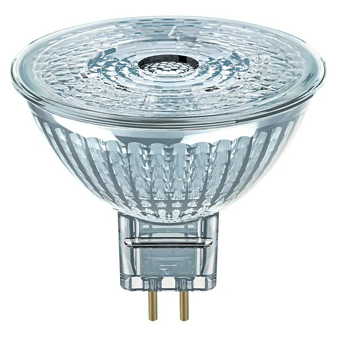 Osram LED reflektorska svjetiljka Superstar MR16 - 3 W, Kut svjetlosnog snopa: 36 °, Topla bijela, Može se prigušiti - Pogled odozgo