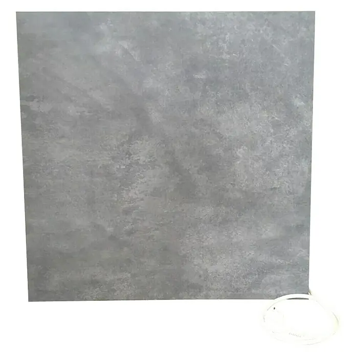 Infrarot-Keramikheizkörper - 60 x 60 cm, 365 W, Anthrazit - Vorderansicht