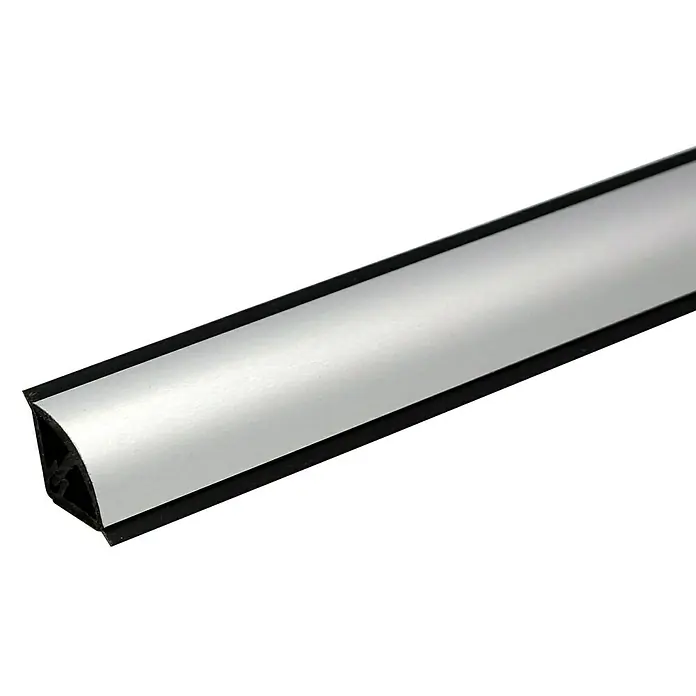 Kantoflex Wandabschlussprofil Topline Silber - 250 x 1,4 x 1,4 cm - Detailaufnahme