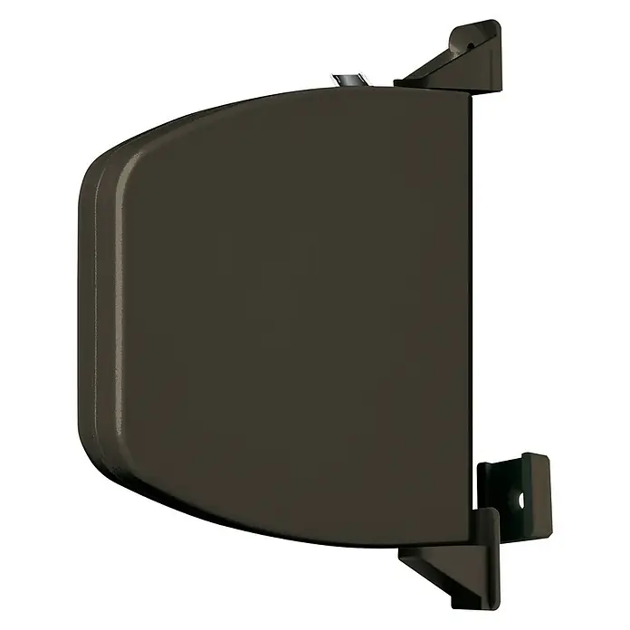 Schellenberg Aufschraubwickler Flexo - 140 x 25 x 165 mm, Geeignet für: Rollladen-Mini-Systeme, Braun - Linke Seitenansicht
