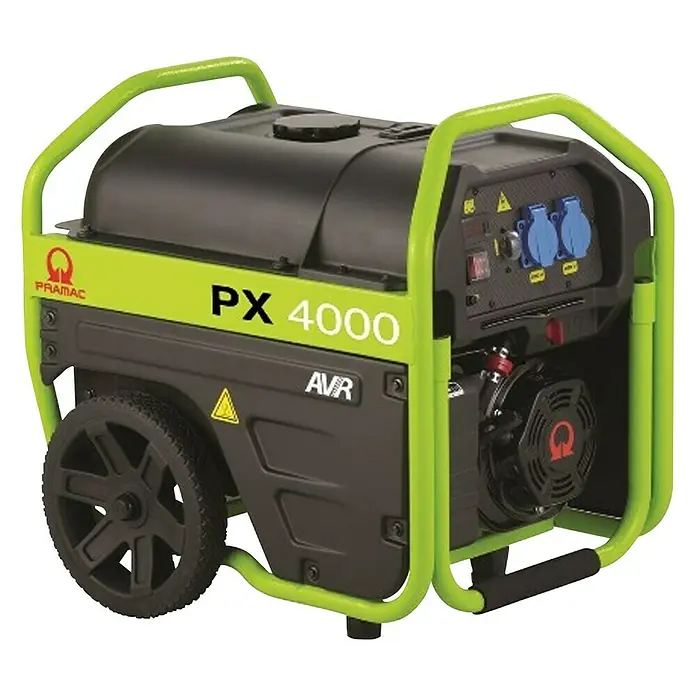 Pramac Generador PX4000 - Potencia máx.: 2.700 W, Volumen del depósito: 18,5 l - Vista frontal