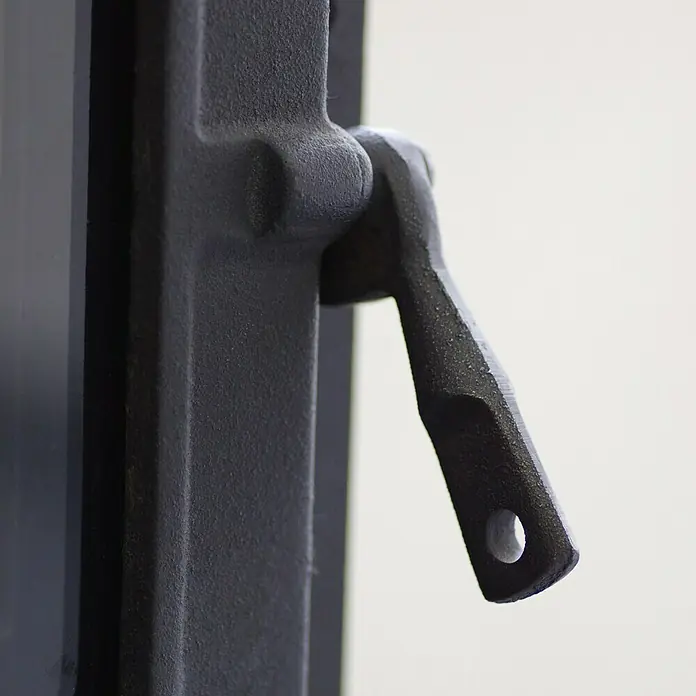 Wamsler Werkstattofen Kamino - 6 kW, Raumheizvermögen: 114 m³, Schwarz - Detailaufnahme