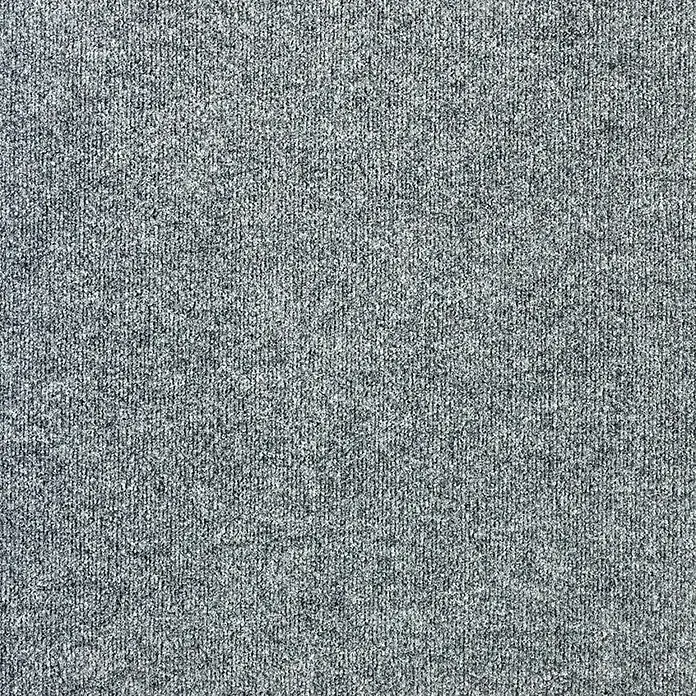 Teppichfliese Rex - Grau, 500 x 500 mm, 100 % Polypropylen (Flor) - Ansicht von oben