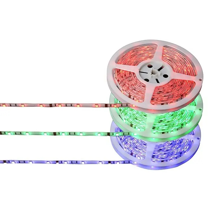 Globo LED traka - 5 m, 150 x 0,16 W, RGB upravljanje bojom - Pogled odozgo