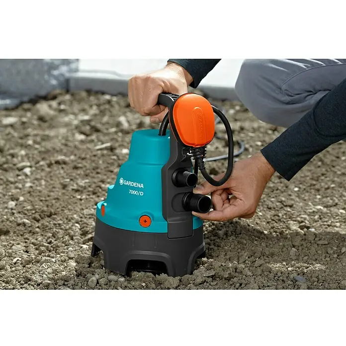 Gardena Classic Crpka za prljavu vodu 7000/D - 300 W, Maksimalni protok: 7.000 l/h - Proizvod u upotrebi