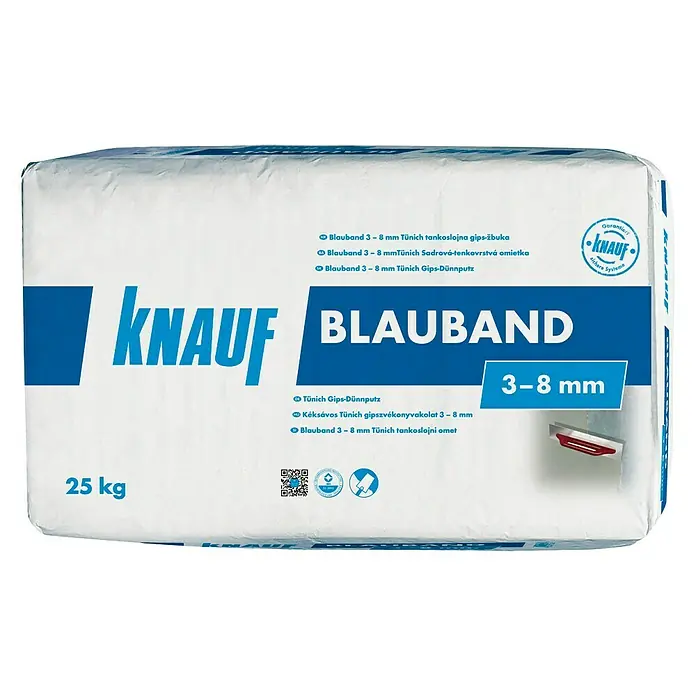 Knauf Blauband Gips-Dünnputz - 25 kg