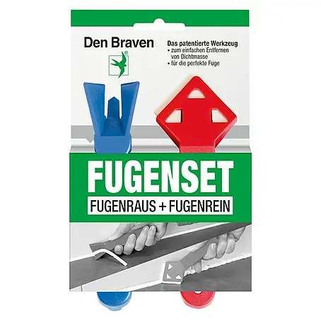 Den Braven  Fugenwerkzeug-Set Fugenraus + Fugenrein