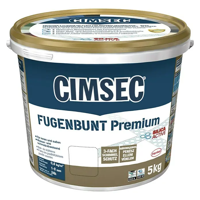 Cimsec Fugenmörtel Fugenbunt Premium - Weiß, 5 kg
