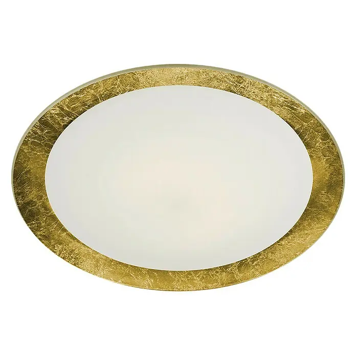 Reality Leuchten LED-Deckenleuchte rund Vancouver - 20 W, Ø x H: 40 x 8,5 cm, Warmweiß - Ansicht von unten