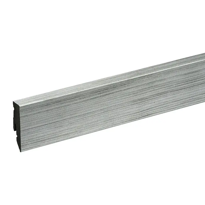 Profiles and more Sockelleiste KU51L Frozen Larch - 2,4 m x 15 mm x 50 mm, Gerade - Linke Seitenansicht