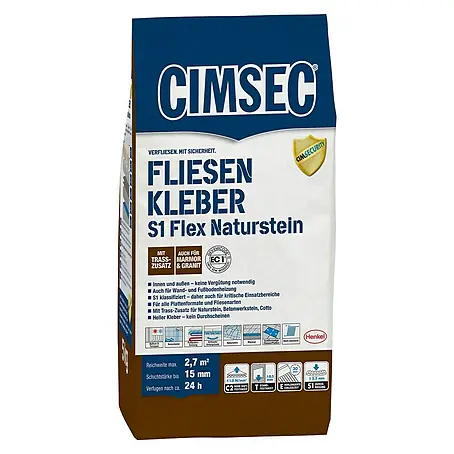 Cimsec  Fliesenkleber S1 Flex Naturstein