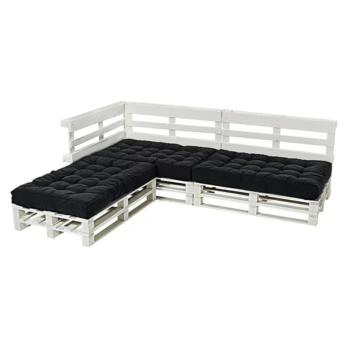 Sitzauflage - Europaletten-Auflage, Anthrazit, 100 % Polyester
