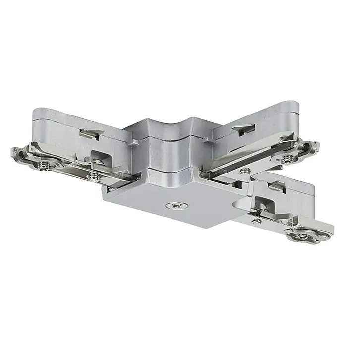 Paulmann URail T-Verbinder - Chrom matt, L x B x H: 10,4 x 6,2 x 1,8 cm - Ansicht von unten